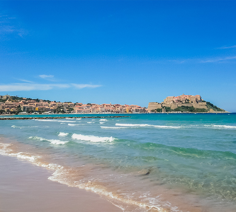 la plage de calvi