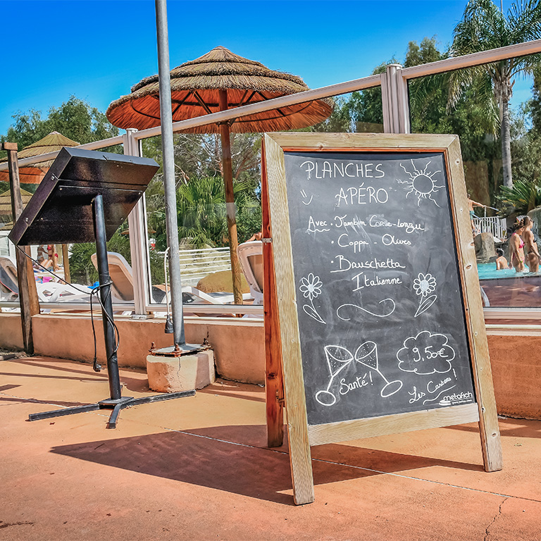 un coup d œil sur le menu de la piscine a calvi